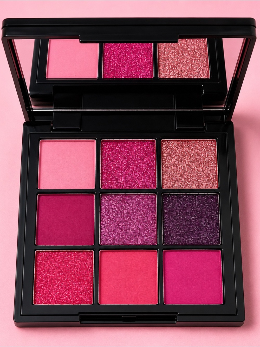Rebellious Girl 9 Color Eyeshadow Palette Butterfly Pink Berry Shades